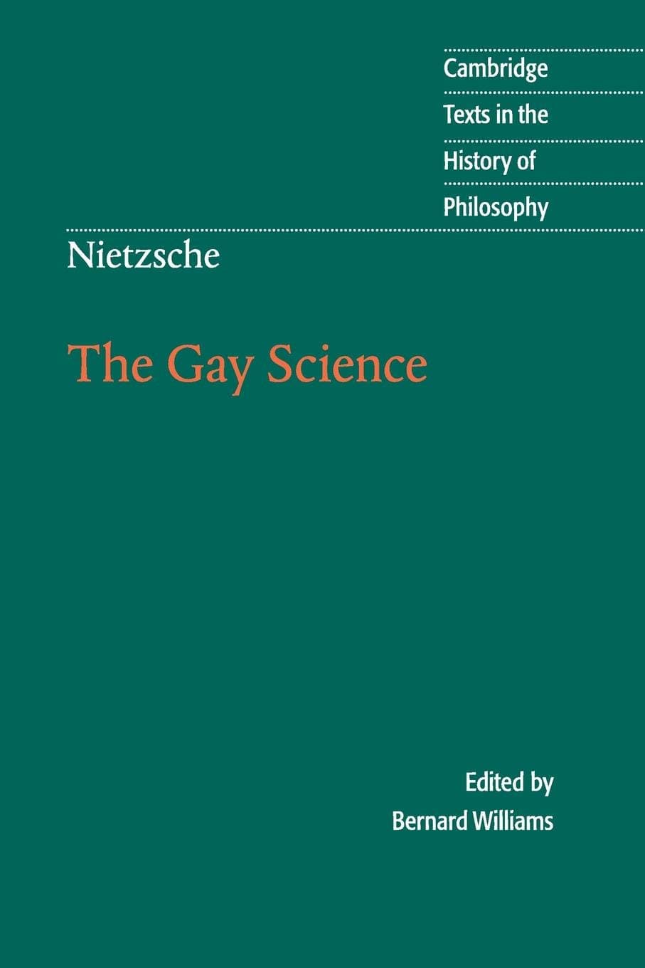 The Gay Science by Friedrich Nietzsche